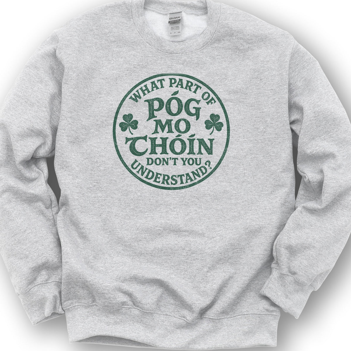 Pog Mo Thoin Badge Sweatshirt - Ash