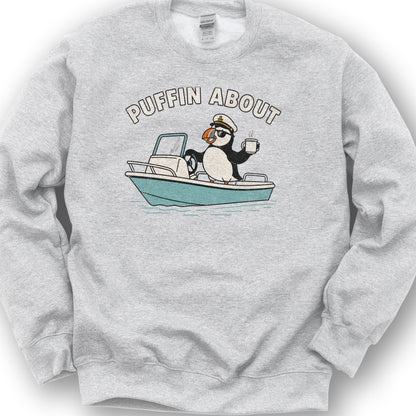 Puffin About Boat Sweatshirt - Ash