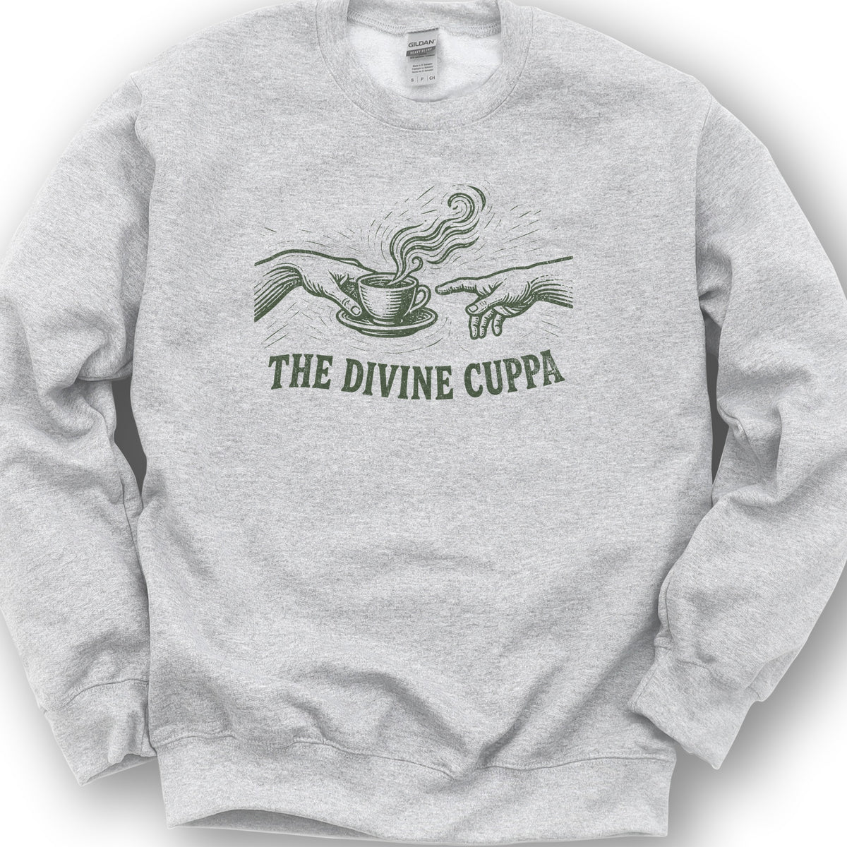 The Divine Cuppa Sweatshirt - Ash