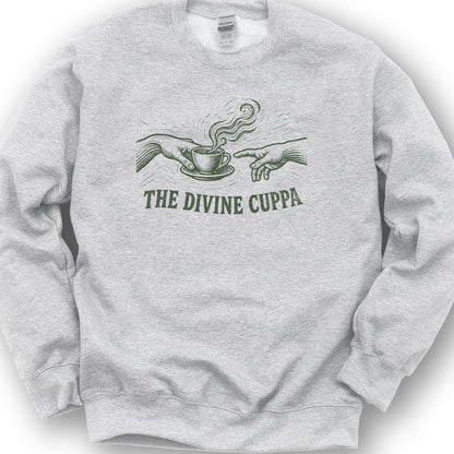 The Divine Cuppa Sweatshirt - Ash