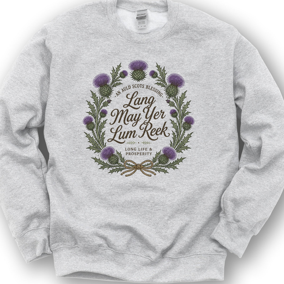 Lang May Yer Sweatshirt - Ash