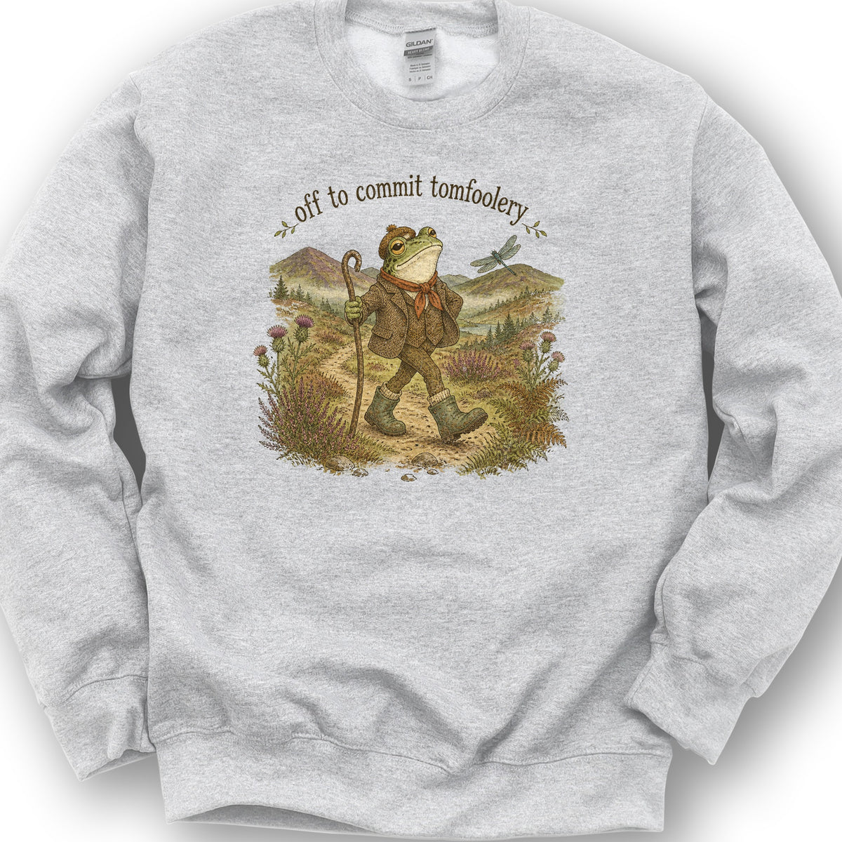 Tomfoolery Frog Sweatshirt