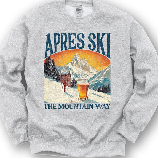 Apres Ski "Big and Bold" Sweatshirt - Ash