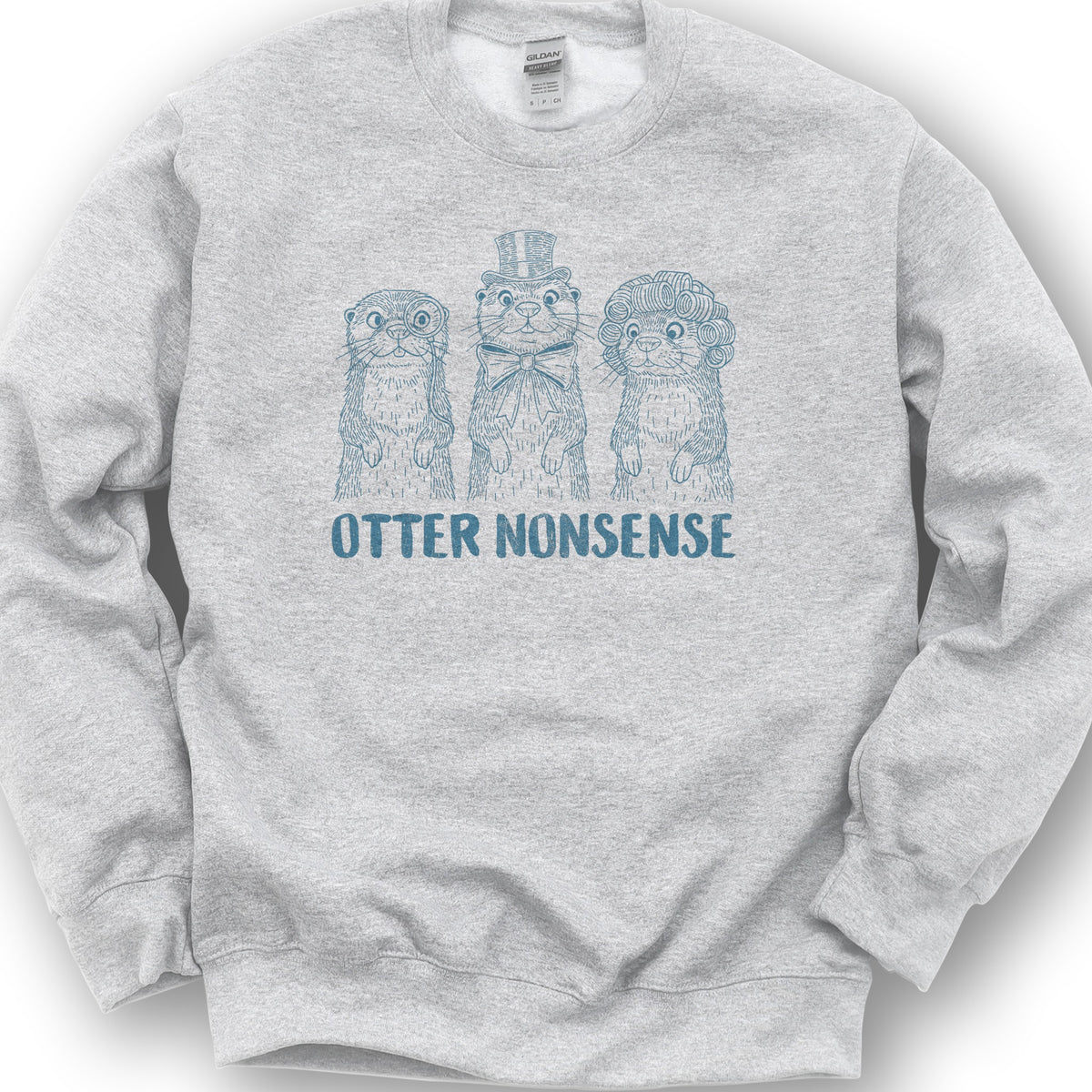 Otter Nonsense Sweatshirt - Ash