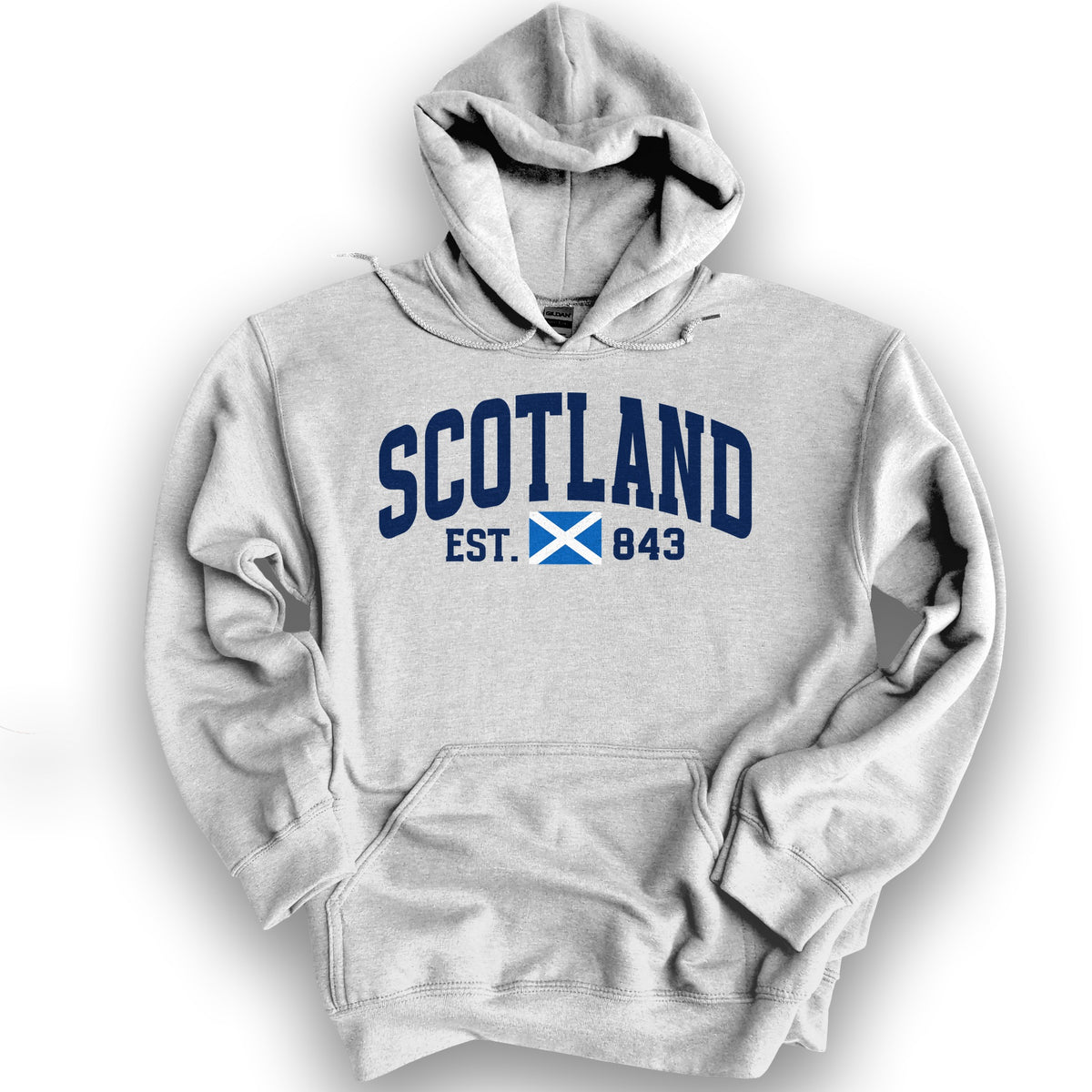 Scotland Varsity Flag Hoodie - Ash