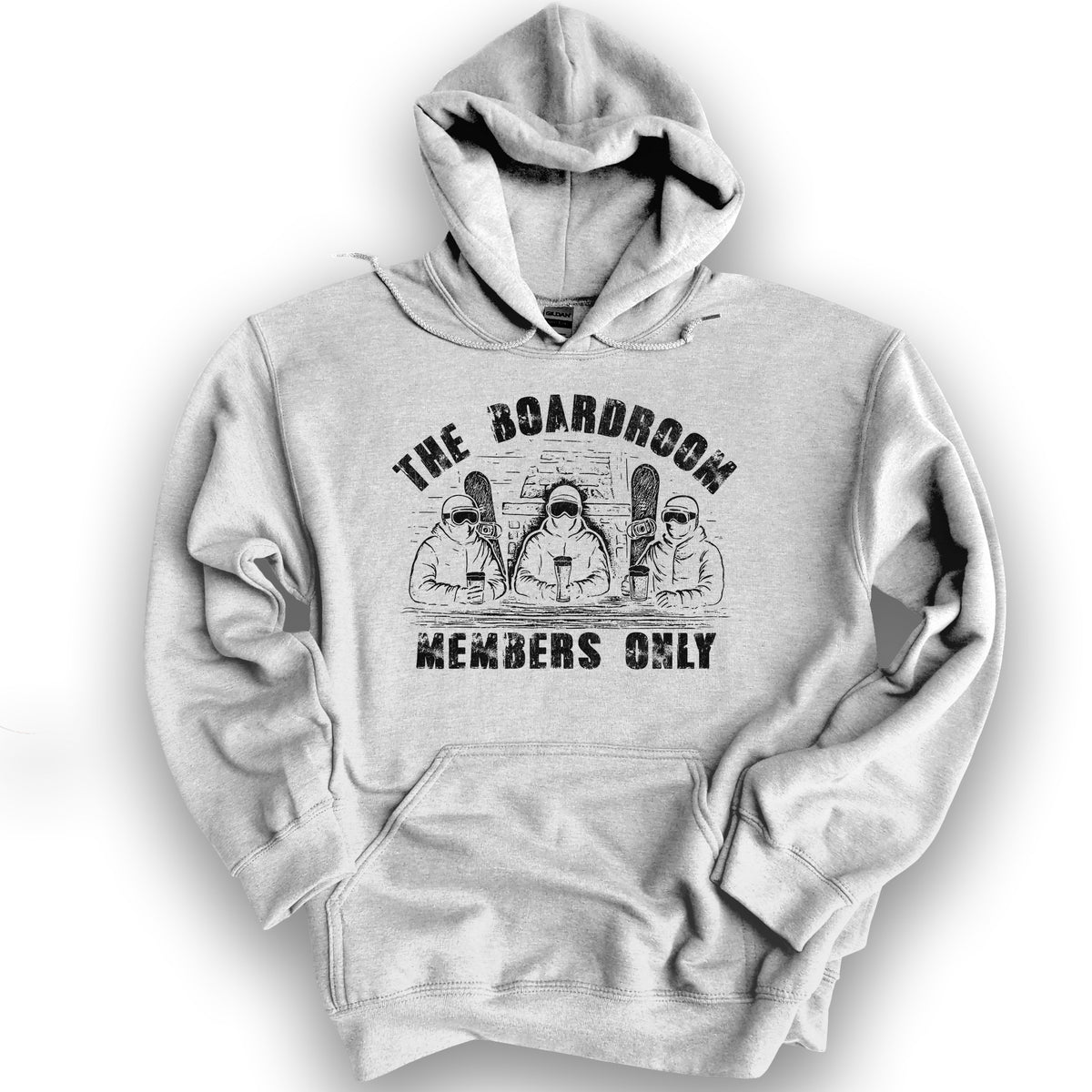 "Boadroom" Snowboard Hoodie - Ash