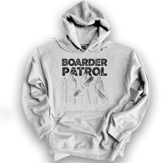 Boarder Patrol Hoodie - Ash