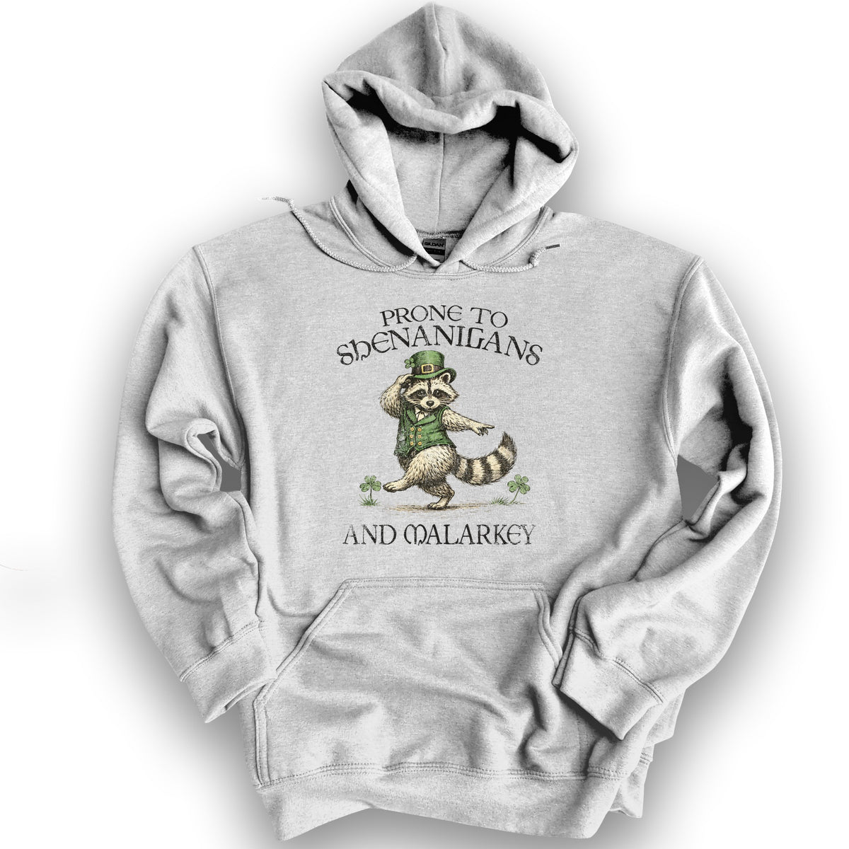 Shenanigans and Malarkey Hoodie - Ash