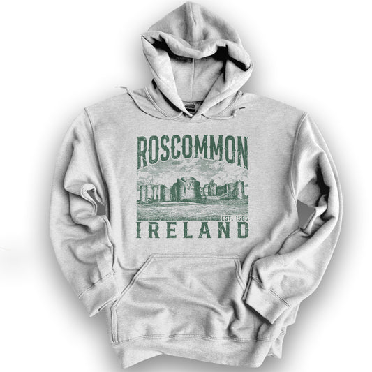 Roscommon Ireland Hoodie - Ash