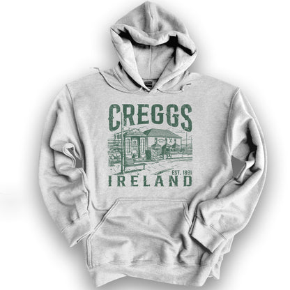 Creggs Ireland Hoodie - Ash