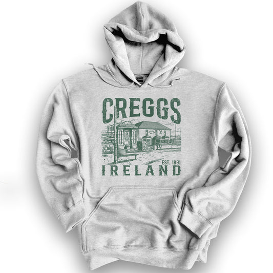 Creggs Ireland Hoodie - Ash