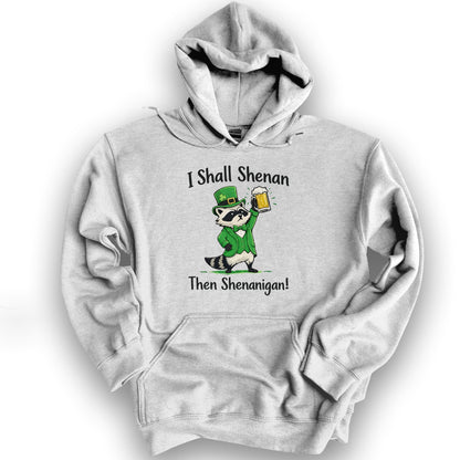 I Shall Shenan Irish Hoodie - Ash