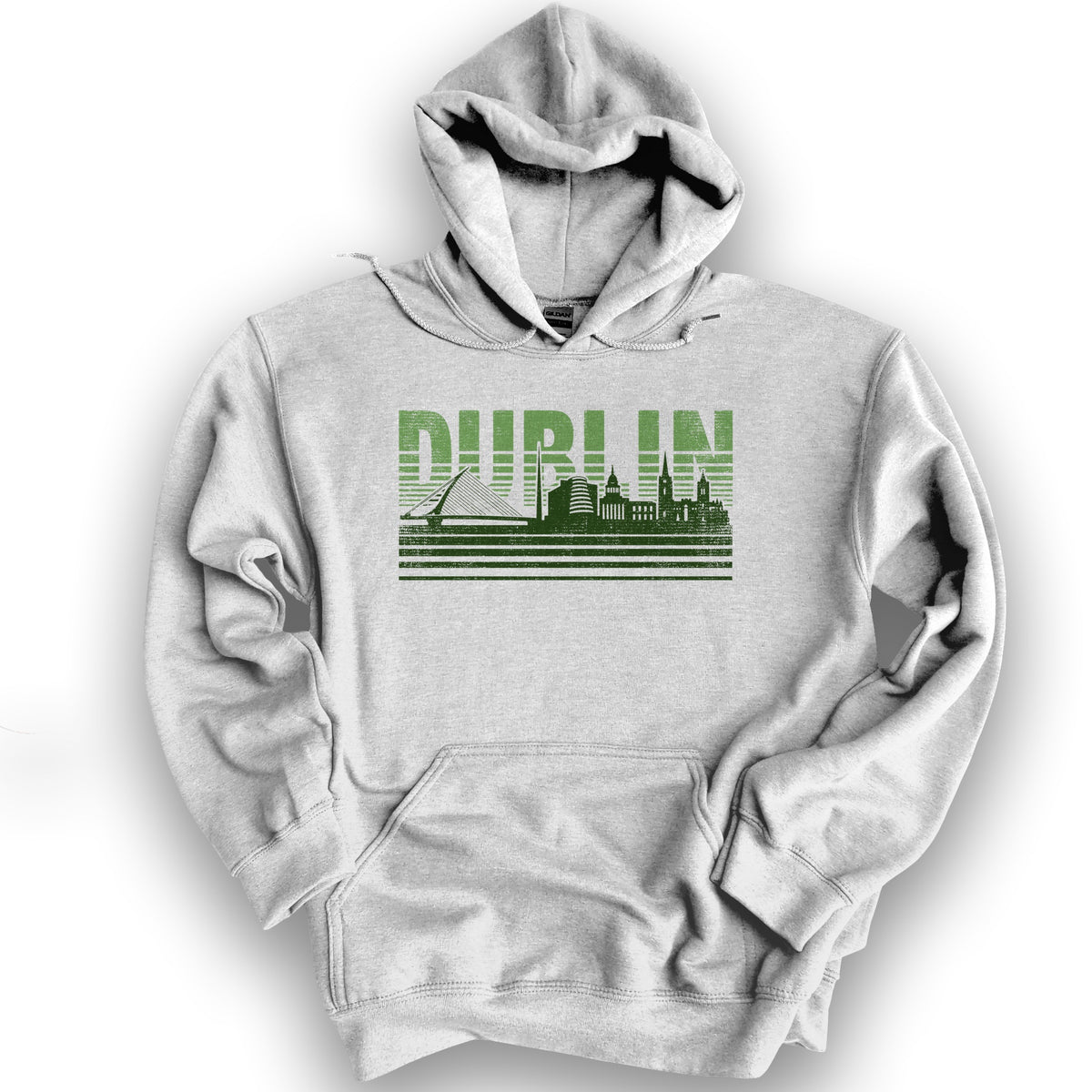 Dublin Stripes Hoodie - Ash