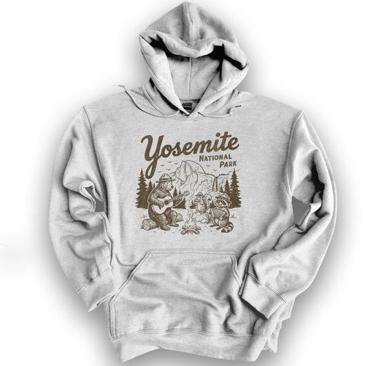 Yosemite Campfire Sing Hoodie - Ash