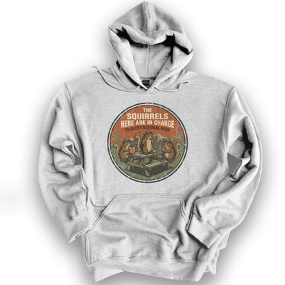 2026022204 The Squirrels Here In The Charge - Gildan 18500 Hoodie - Ash