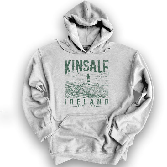 Kinsale Ireland Hoodie - Ash