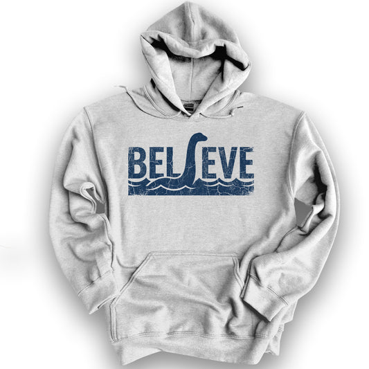 Nessie Believe Hoodie - Ash