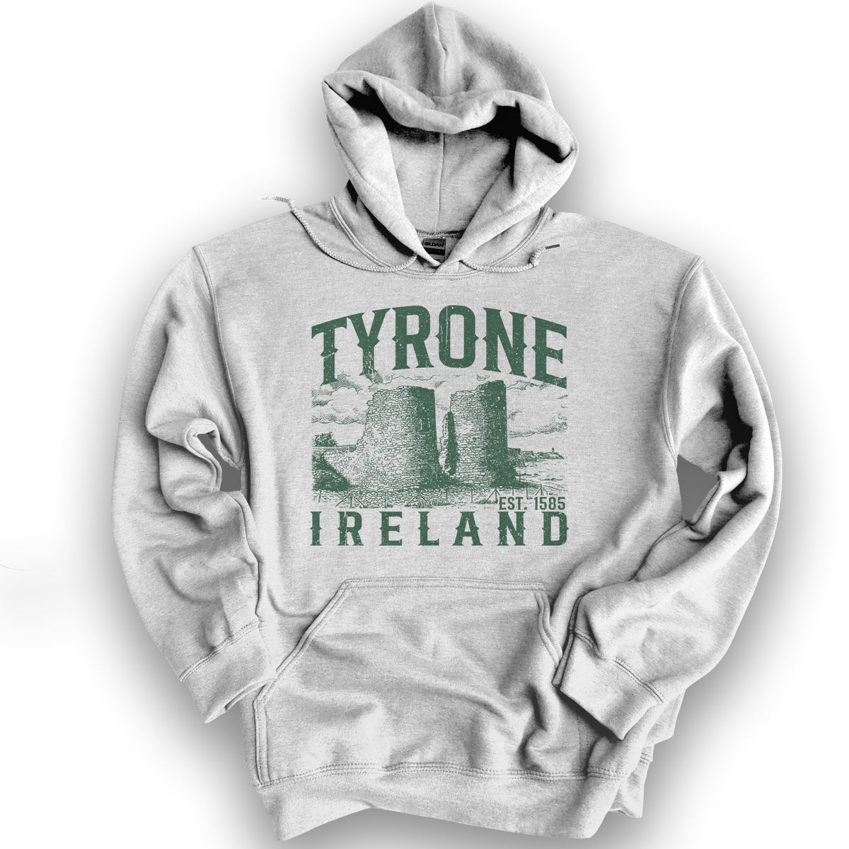 Tyrone Ireland Hoodie - Ash