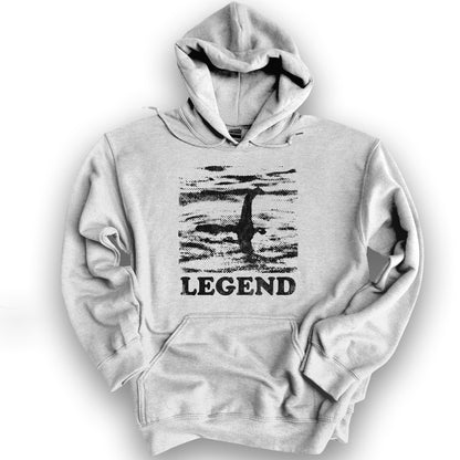 Loch Ness Legend Hoodie - Ash