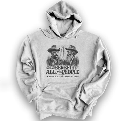 Roosevelt and Muir Hoodie - Ash
