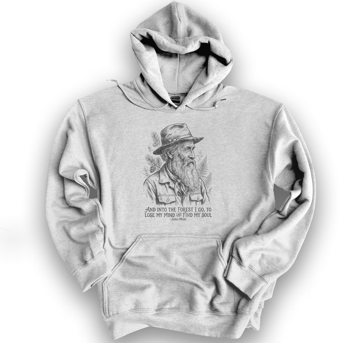 John Muir Forest Soul Hoodie - Ash