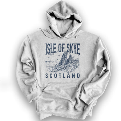 Isle of Skye Sketch Hoodie - Ash
