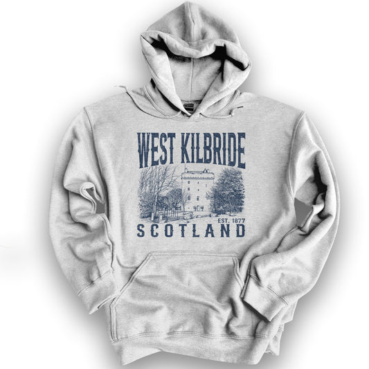West Kilbride Sketch Hoodie - Ash