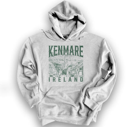 Kenmare Ireland Sketch Hoodie - Ash