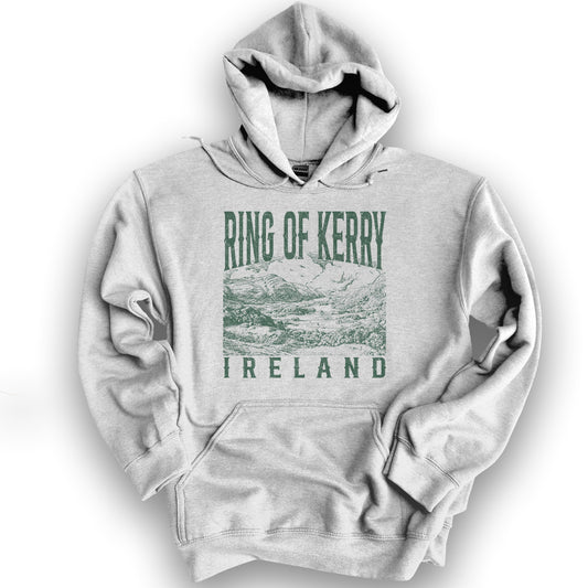 Ring of Kerry Sketch Hoodie - Ash
