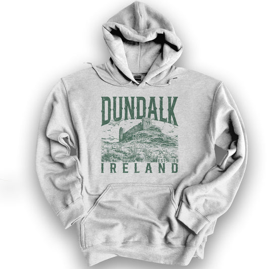 Dundalk Ireland Sketch Hoodie - Ash