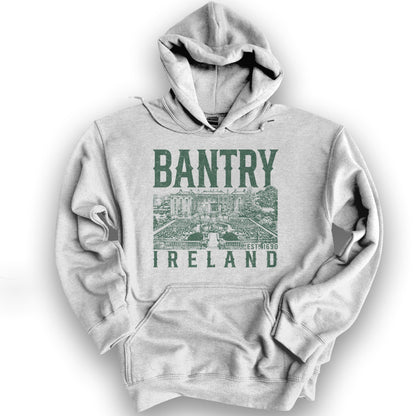 Bantry Ireland Sketch Hoodie - Ash