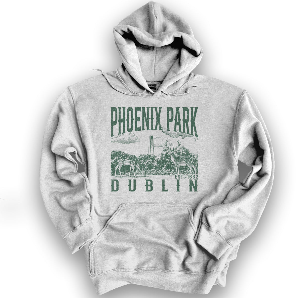 Phoenix Park Dublin Hoodie - Ash