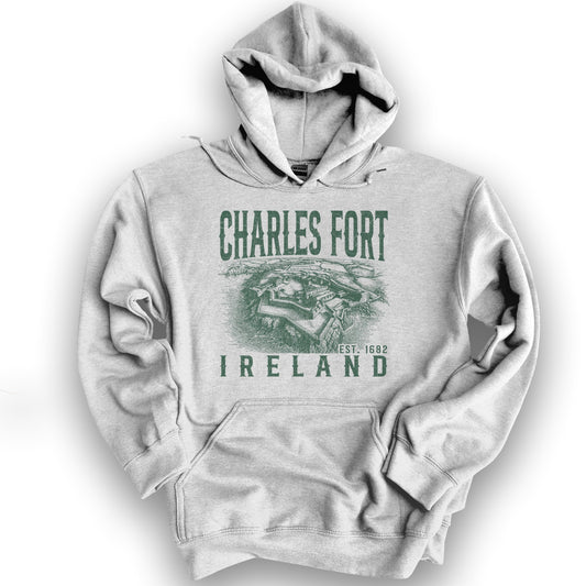 Charles Fort Ireland Hoodie - Ash