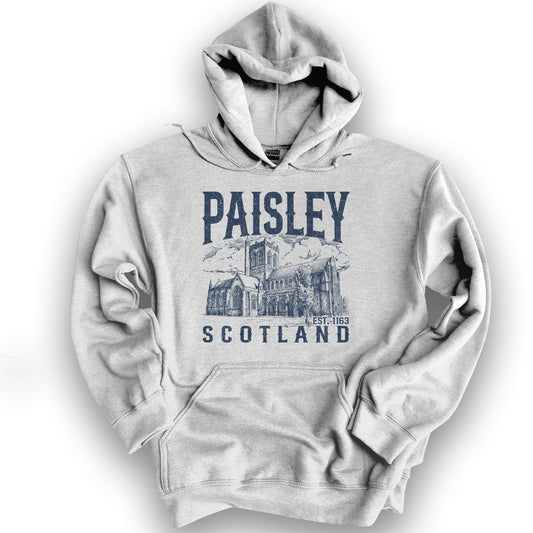 Paisley Scotland Sketch Hoodie - Ash