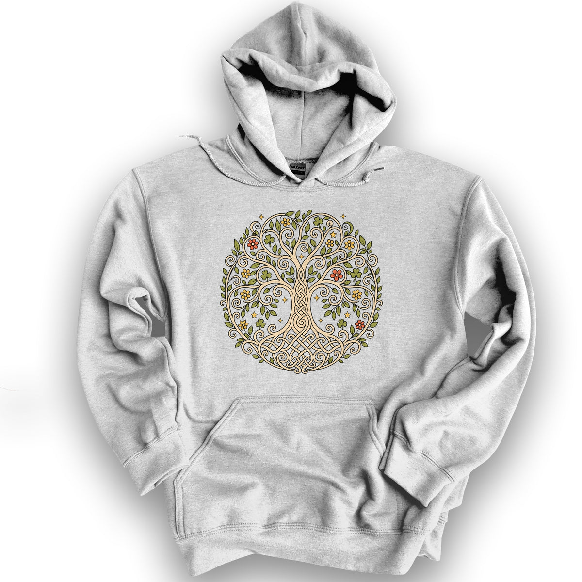 Celtic Tree of Life Hoodie - Ash