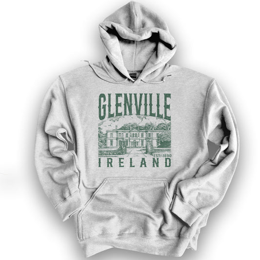 Glenville Ireland Sketch Hoodie - Ash
