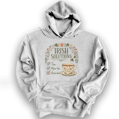 Irish Solutions Tea Cup Hoodie - Ash