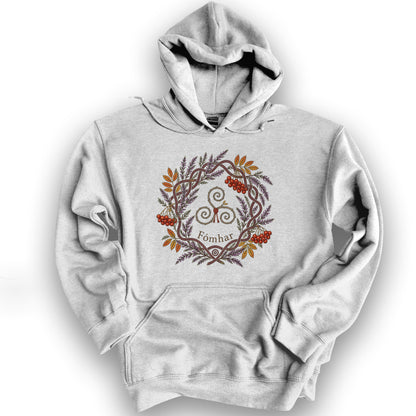 Fómhar Triskele Hoodie - Ash