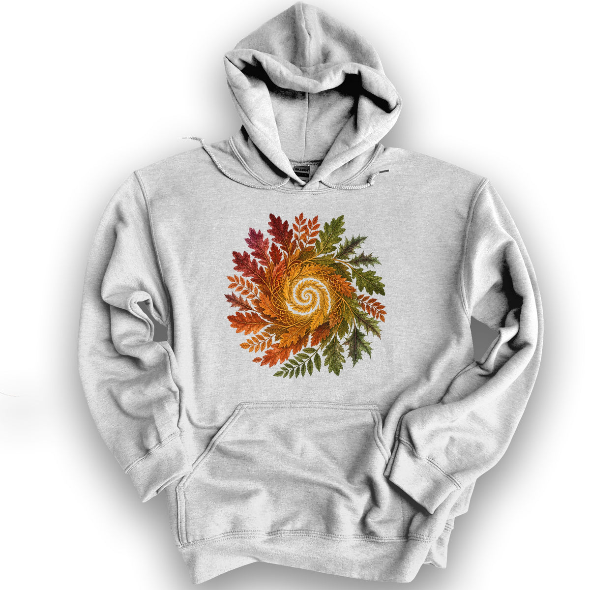 Autumn Spiral Hoodie - Ash