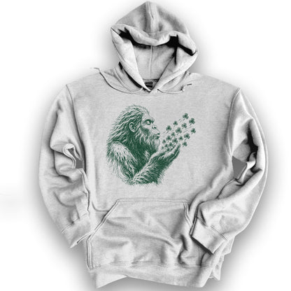 Bigfoot Shamrocks Hoodie - Ash