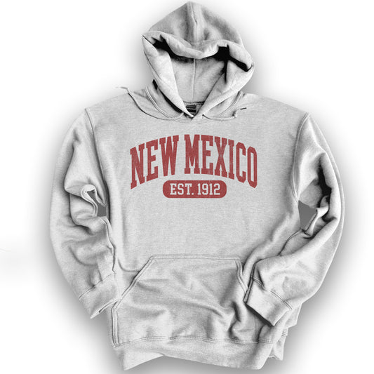 New Mexico Est 1912 Hoodie - Ash
