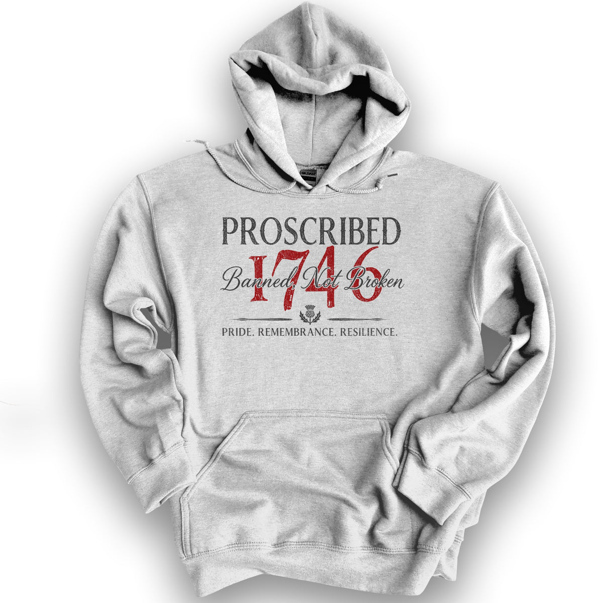 Banned Not Broken Hoodie - Ash