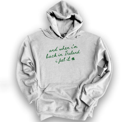 Back In Ireland Hoodie - Ash