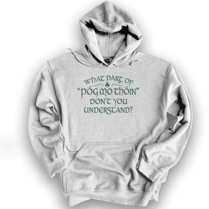 Póg Mo Thóin Understand Hoodie - Ash