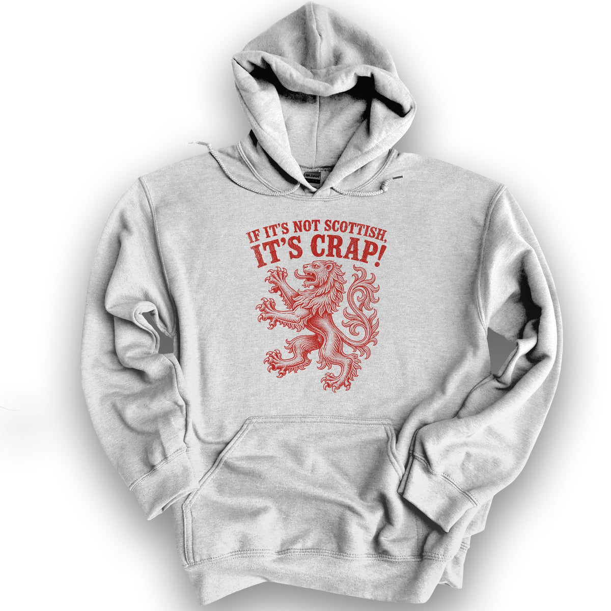 Not Scottish It's Crap Hoodie - Ash