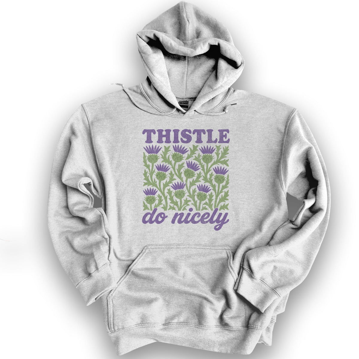 Thistle Do Nicely Hoodie - Ash