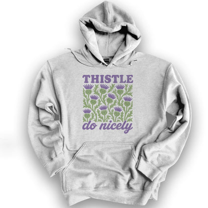 Thistle Do Nicely Hoodie - Ash