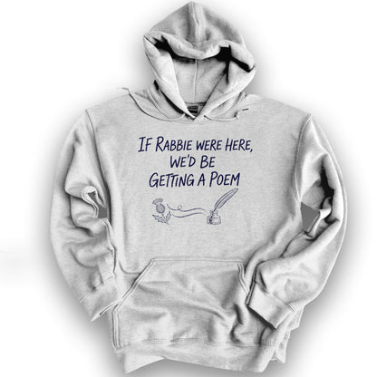Rabbie Were Here Hoodie - Ash