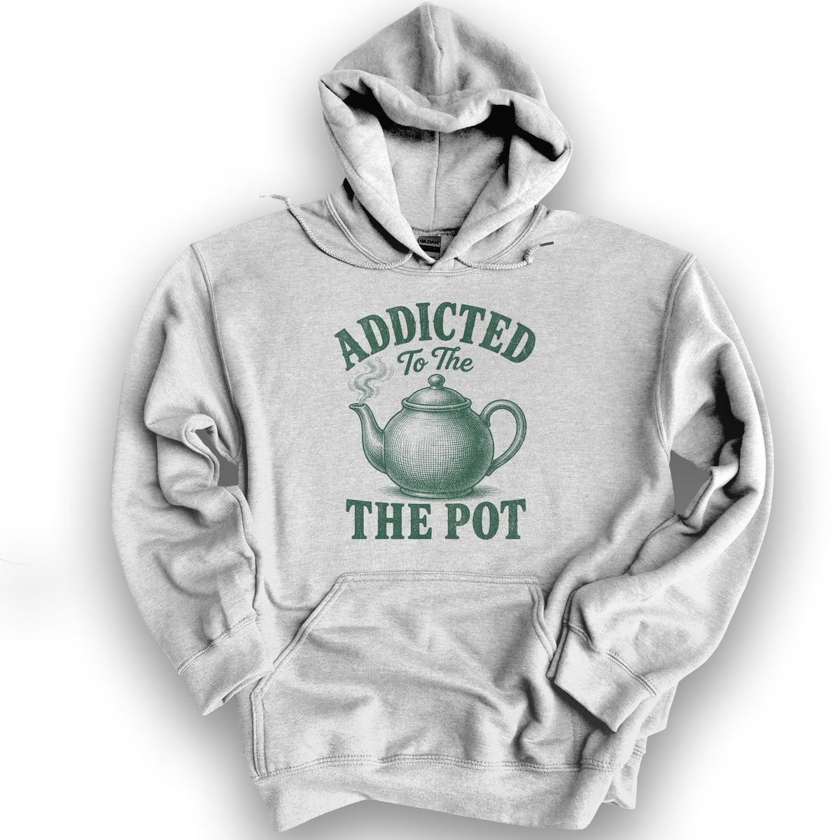 Addicted To The Pot Hoodie - Ash