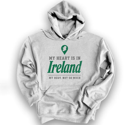 Heart Ireland Location Hoodie